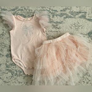 TUTU DU MONDE Onesie and Tutu Set. 12-18 months